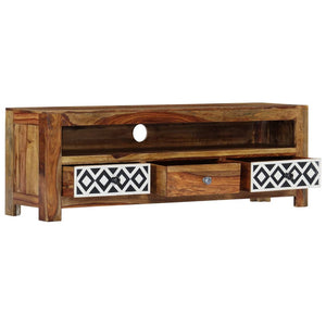 TV-Schrank 120x30x40 cm Massivholz Akazie