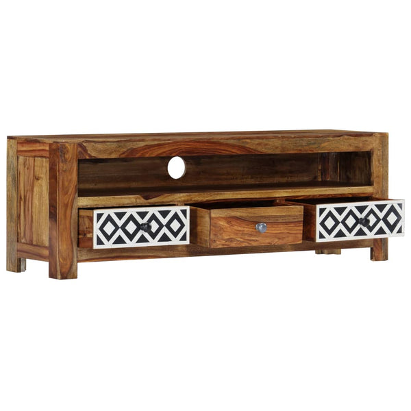 TV-Schrank 120x30x40 cm Massivholz Akazie