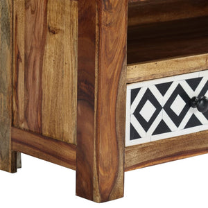 TV-Schrank 120x30x40 cm Massivholz Akazie