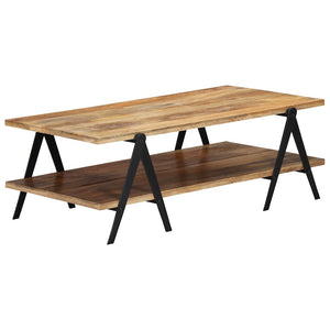 Couchtisch 115x60x40 cm Massivholz Mango