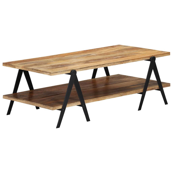 Couchtisch 115x60x40 cm Massivholz Mango