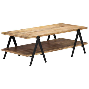 Couchtisch 115x60x40 cm Massivholz Mango