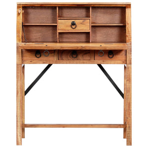 Schreibtisch 90×40×107 cm Massivholz Akazie