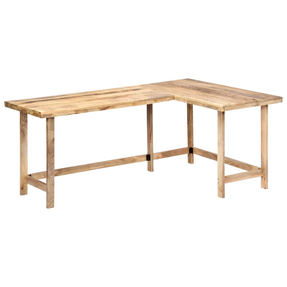 Schreibtisch 180 x 120 x 76 cm Massivholz Mango