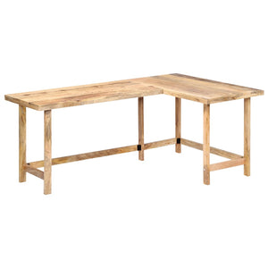 Schreibtisch 180 x 120 x 76 cm Massivholz Mango