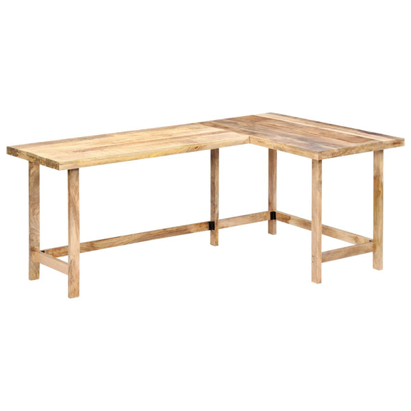 Schreibtisch 180 x 120 x 76 cm Massivholz Mango