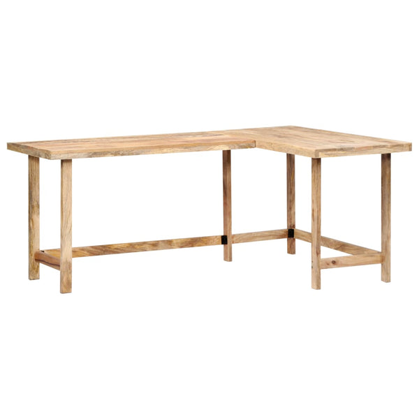 Schreibtisch 180 x 120 x 76 cm Massivholz Mango