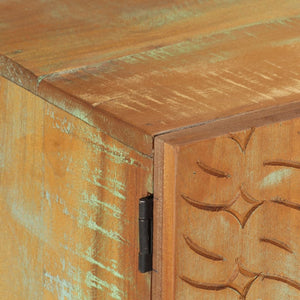 TV-Schrank Handgeschnitzt 120x30x40 cm Altholz Massiv