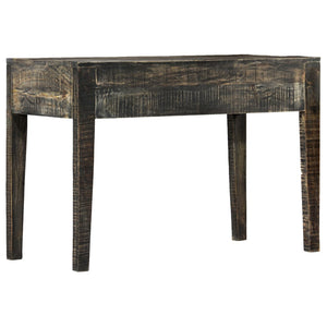 Schreibtisch Schwarz 110×50×75 cm Massivholz Mango