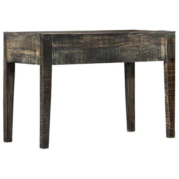 Schreibtisch Schwarz 110×50×75 cm Massivholz Mango