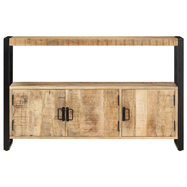 Beistellschrank 120x30x75 cm Massivholz Mango