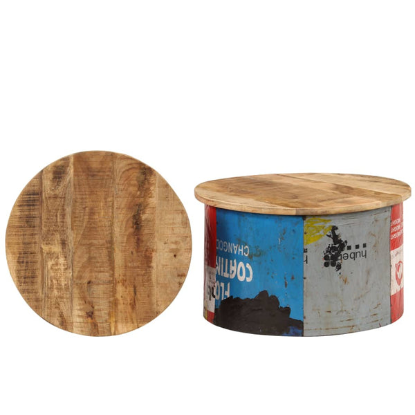 vidaXL Tables basses 2 pcs Bois de manguier massif