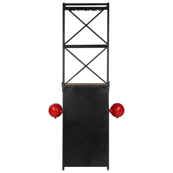 Traktor-Weinschrank 49x31x172 cm Mango Massivholz