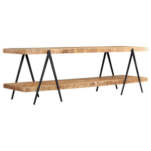 TV-Regal 160x40x50 cm Massivholz Mango