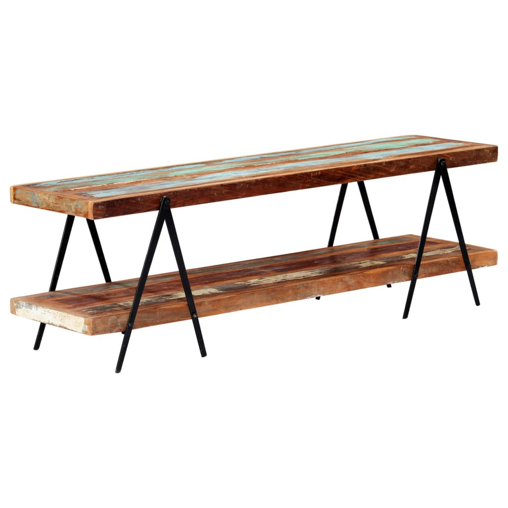 Meuble TV vidaXL 160x40x50 cm en bois de récupération massif