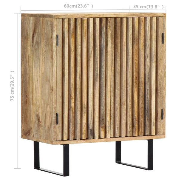 Sideboard 60x35x75 cm Massivholz Mango
