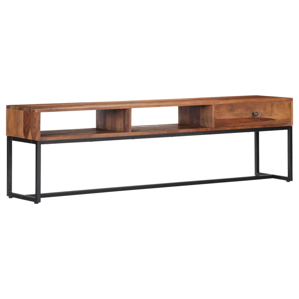 TV-Schrank 160×30×45 cm Massivholz Akazie