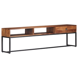 TV-Schrank 160×30×45 cm Massivholz Akazie