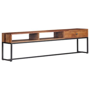 TV-Schrank 160×30×45 cm Massivholz Akazie