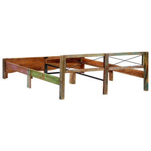 vidaXL Lit en bois de récupération massif 180x200 cm