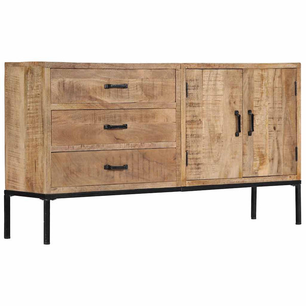 vidaXL Buffet 140x35x75 cm Bois de manguier massif