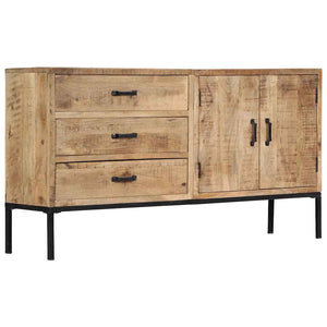 Sideboard 140x35x75 cm Massivholz Mango