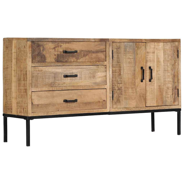 vidaXL Buffet 140x35x75 cm Bois de manguier massif