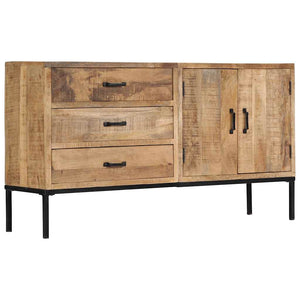 Sideboard 140x35x75 cm Massivholz Mango