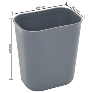 vidaXL Chariot de cuisine avec poubelles en plastique 82x43,5x93 cm