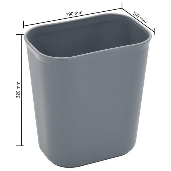 vidaXL Chariot de cuisine avec poubelles en plastique 82x43,5x93 cm