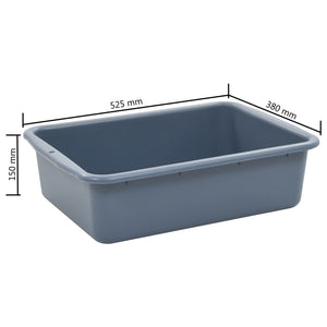 vidaXL Chariot de cuisine avec poubelles en plastique 82x43,5x93 cm
