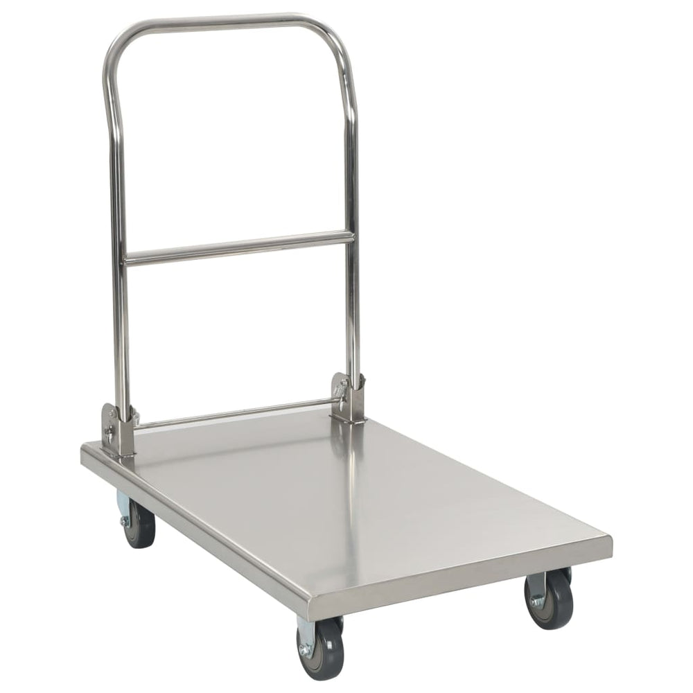 Edelstahl Plattformwagen, 200 kg