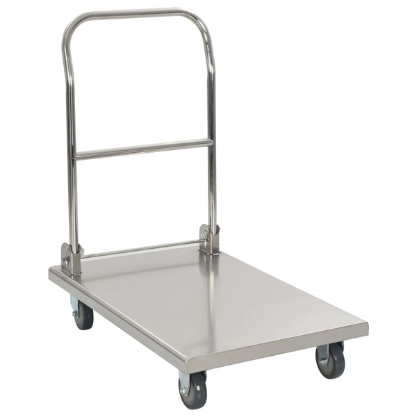 Edelstahl Plattformwagen, 200 kg