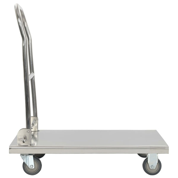 Edelstahl Plattformwagen, 200 kg