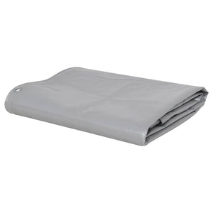 vidaXL Bâche 650 g/m² 1,5 x 6 m Gris