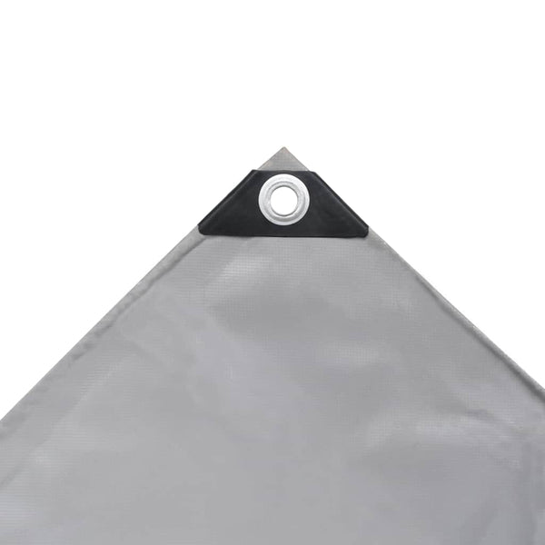 vidaXL Bâche 650 g/m² 1,5 x 6 m Gris