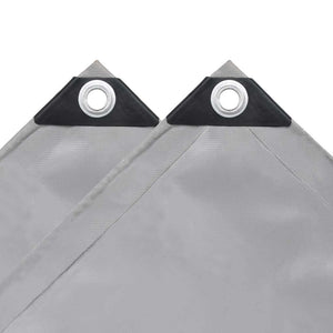 vidaXL Bâche 650 g/m² 1,5 x 6 m Gris