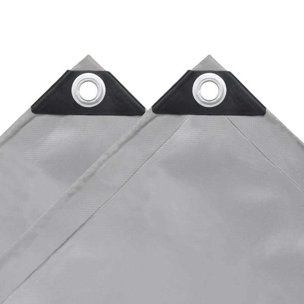 vidaXL Bâche 650 g/m² 1,5 x 6 m Gris