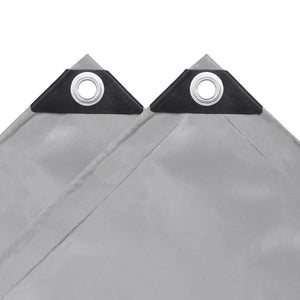 vidaXL Bâche de protection 650 g/m² 1,5 x 20 m Gris