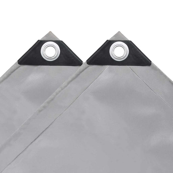 vidaXL Bâche de protection 650 g/m² 1,5 x 20 m Gris