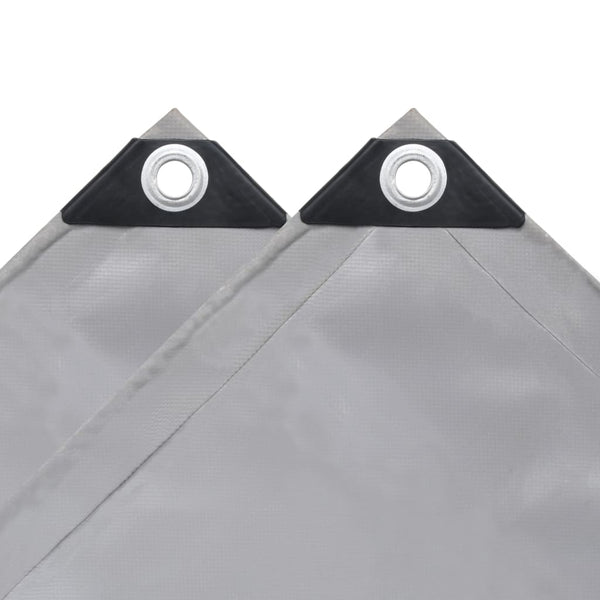 vidaXL Bâche 650 g/m² 2,5 x 3,5 m Gris
