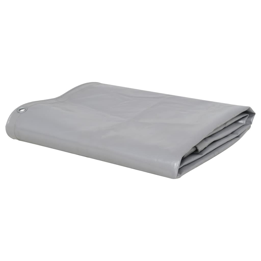 vidaXL Bâche 650 g/m² 3,5 x 5 m Gris