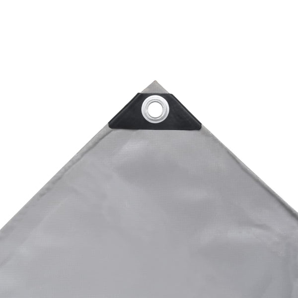 vidaXL Bâche 650 g/m² 6x8 m Gris
