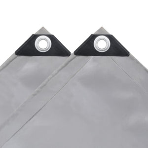 vidaXL Bâche 650 g/m² 6x8 m Gris
