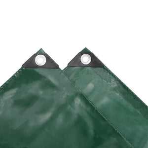 vidaXL Tarpaulin 650 g/m² 1.5 x 10 m Green