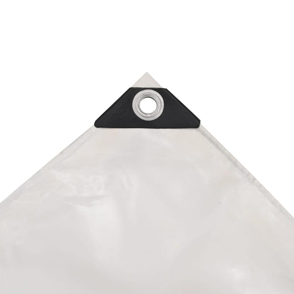 vidaXL Bâche 650 g/m² 1,5 x 10 m Blanc