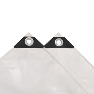 vidaXL Bâche 650 g/m² 1,5 x 10 m Blanc