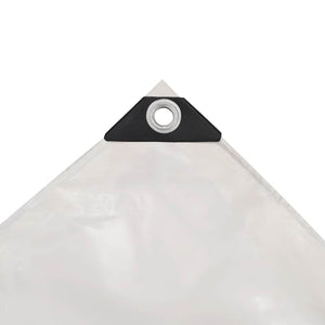 vidaXL Bâche 650 g/m² 1,5 x 20 m Blanc