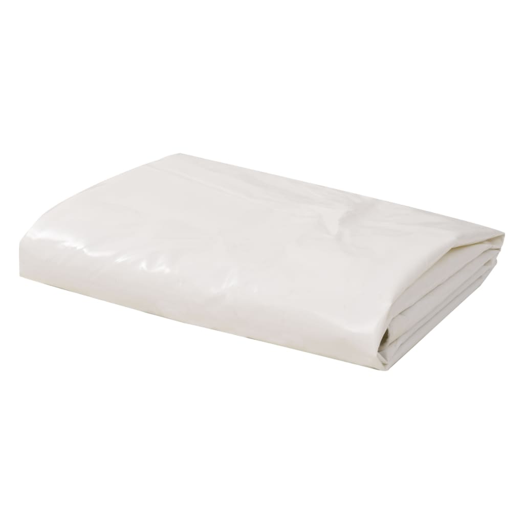 vidaXL Tarpaulin 650 g/m² 2.5 x 3.5 m White