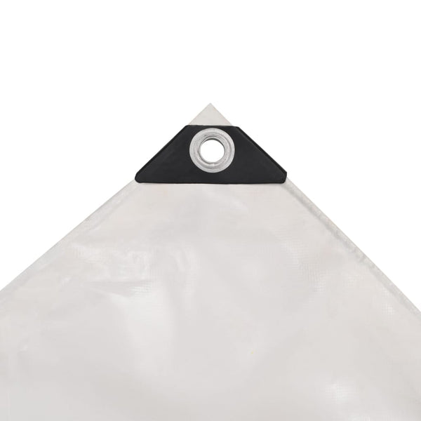 vidaXL Tarpaulin 650 g/m² 2.5 x 3.5 m White